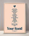 Custom Setlist Print - 003